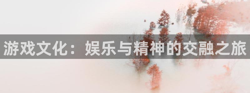 pg电子游戏官方网站入口：游戏文化：娱乐与精神的交融之旅